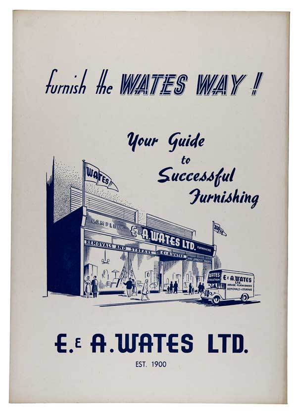 E & A Wates folder, 1950's © E & A Wates