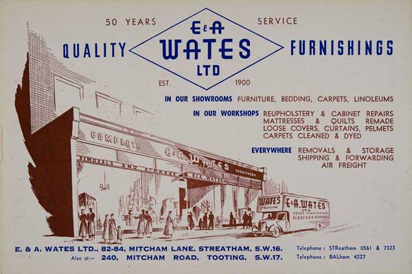 E & A Wates 50 Years brochure, 1950 © E & A Wates